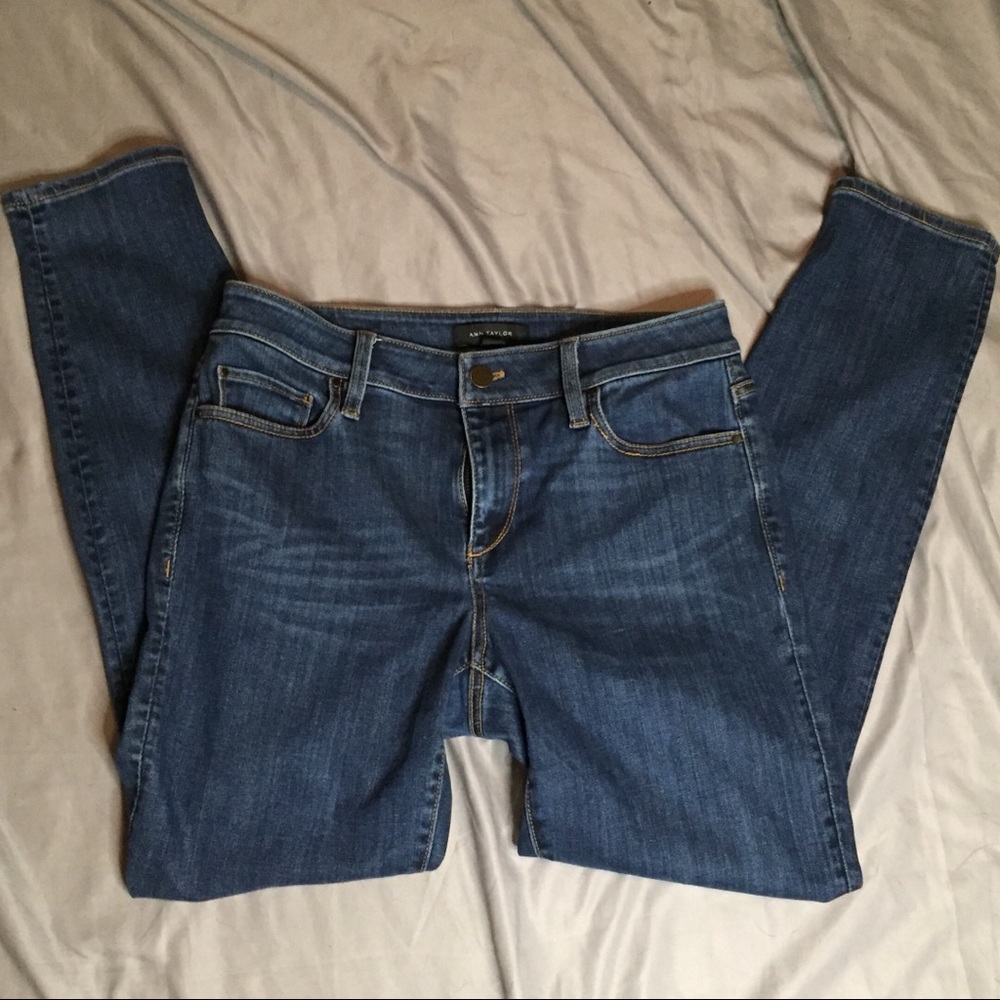 Ann Taylor Skinny Ankle Curvy Fit Jeans